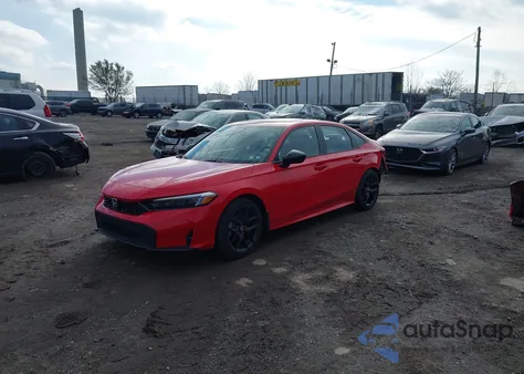 2025 Honda Civic Sport из США, поврежденный, VIN 2HGFE2F59SH516951